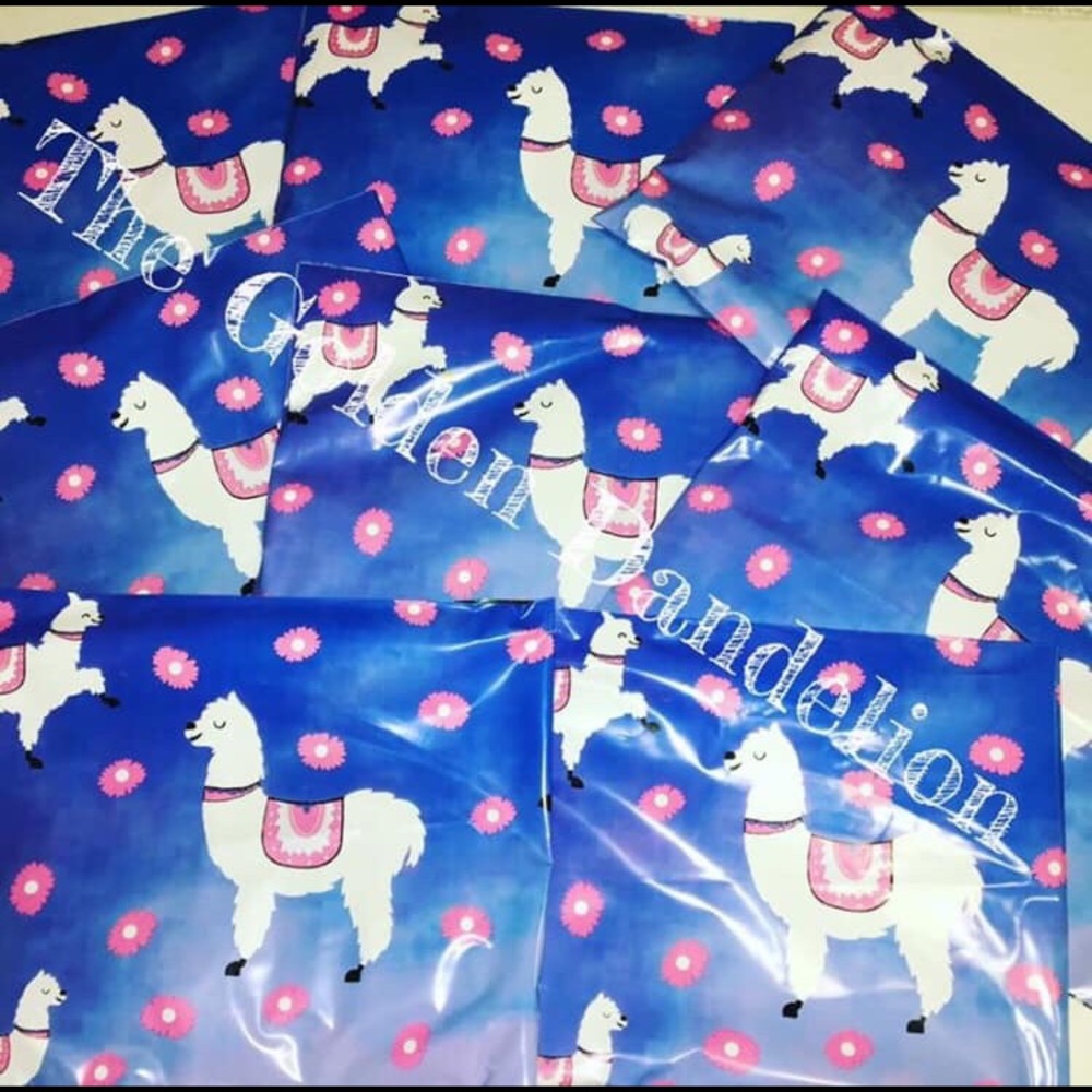 10x13 Llama Poly Mailers, 20/pack